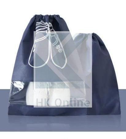 Non Woven Drawstring SHOE BAG -Gym, Swimming, Holidays, School (Blue/Pink)